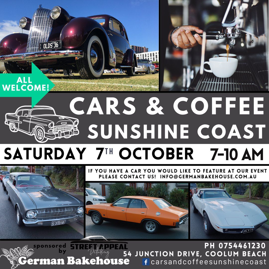 Cars & Coffee – Sunshine Coast October