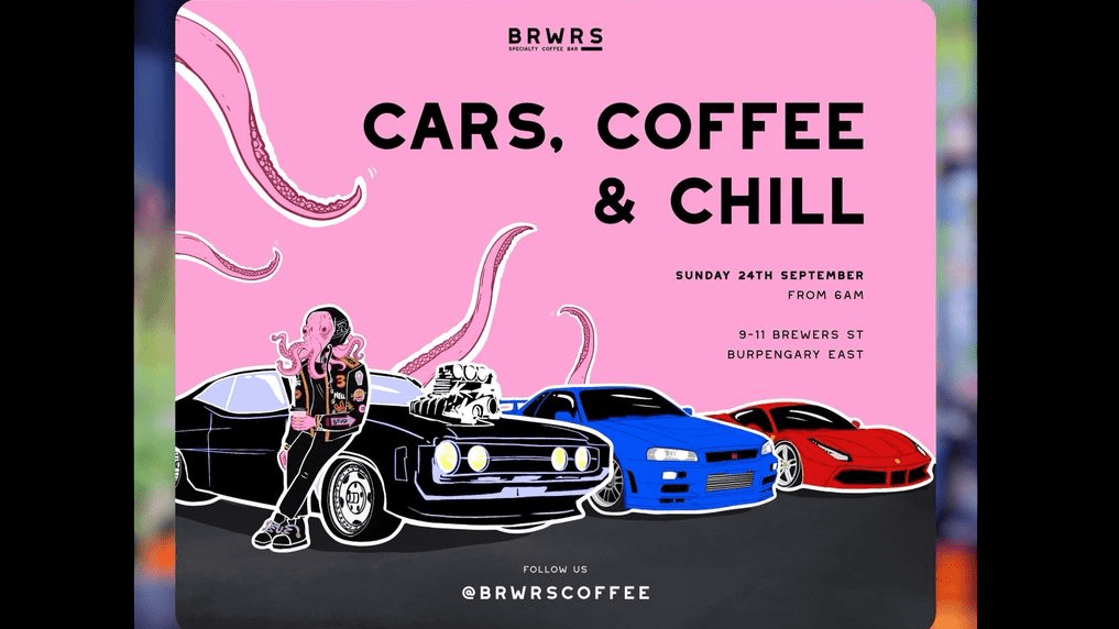 Cars, Coffee & Chill - BRWRS Coffee Bar