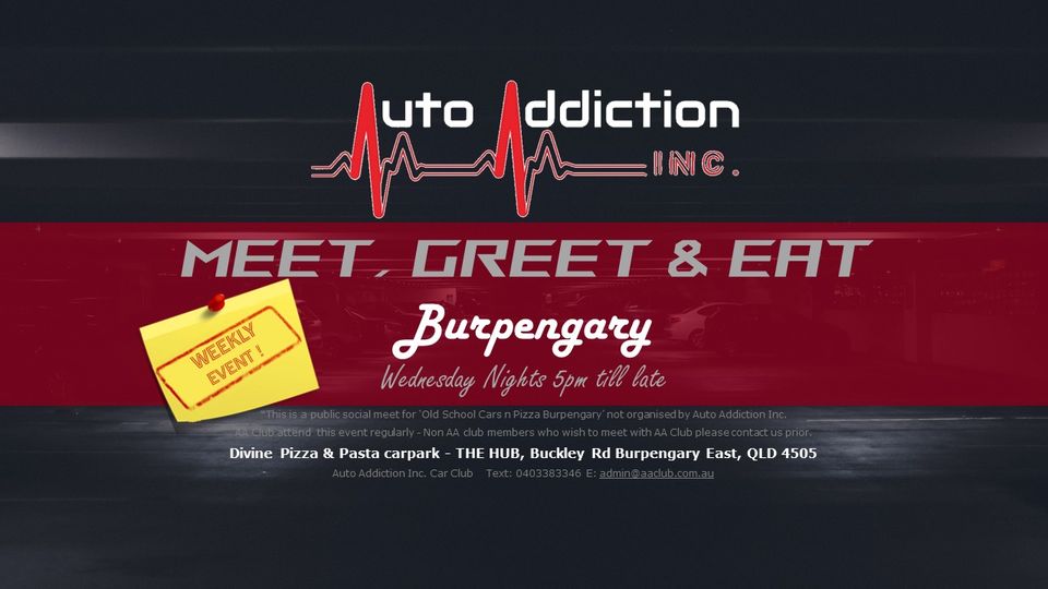 Wednesday Weekly Meet, Greet & Eat – Burpengary