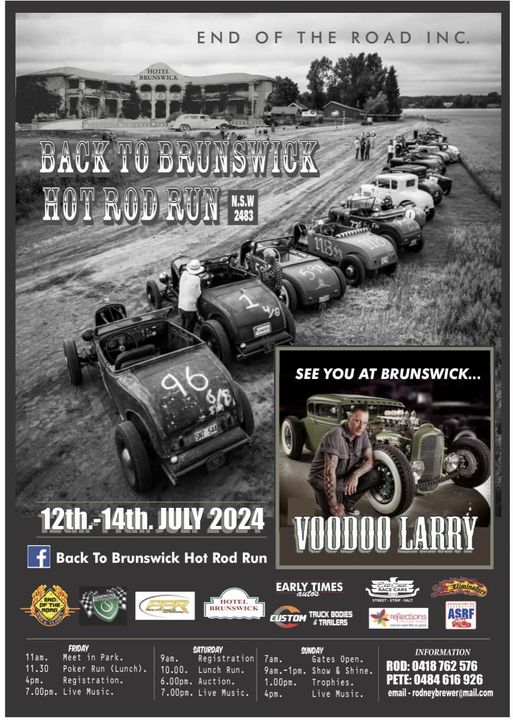 Back To Brunswick Hot Rod Run flyer