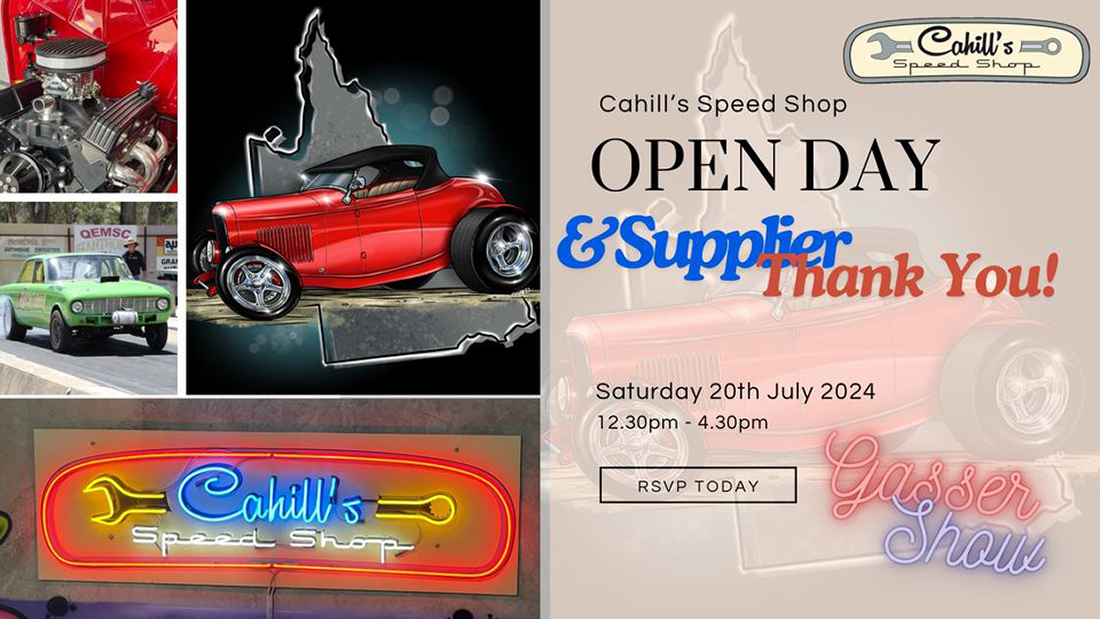 Open Day & Supplier Thank You - Cahill's Speed Shop